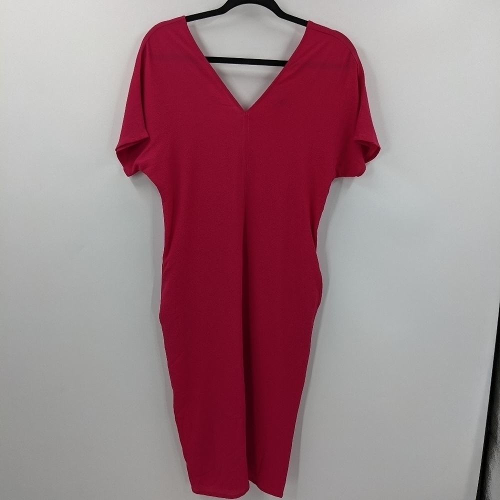 BOBEAU Double V Sheath Dress